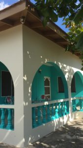 The famous verandah on my house in Jamaica