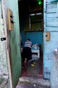 Our faith gives us common ground. Angus praying in the middle of the day. He is really committed to his faith in God. 