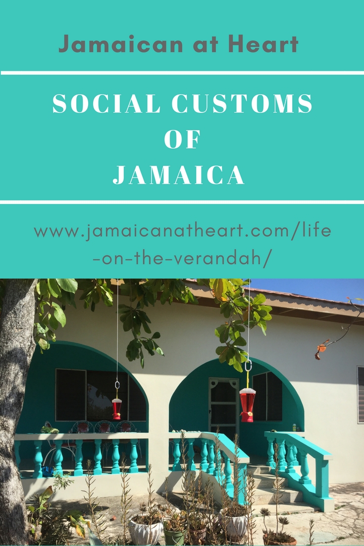 life on the verandah, Jamaican culture